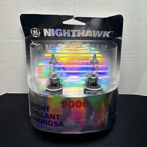 GE - 9006 NH/BP2 Nighthawk 12V (HB4) Automotive Halogen Headlight Bulbs 2-Pack